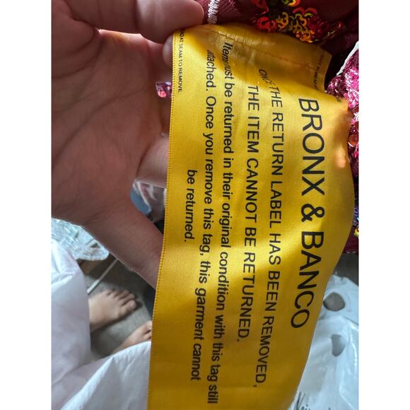 BRONX & BANCO  Tokyo Maxi Dress red Muliti AUs 6/ US2/ XS - Picture 7 of 11